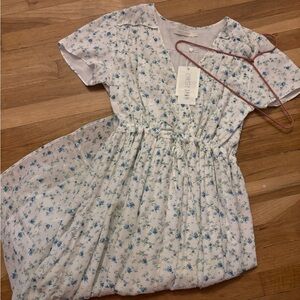 Christy Dawn dress with Blue floral pattern